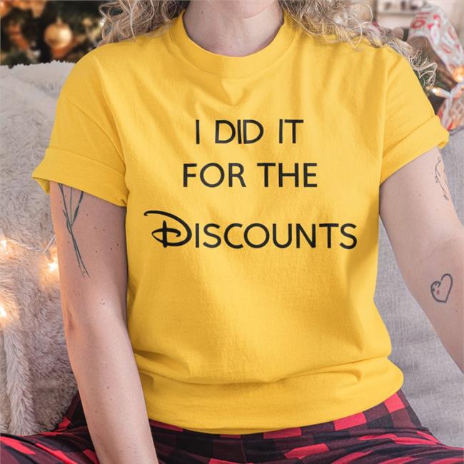 Joey Jones Johnny_Joey I Did It For The Discounts Shirt