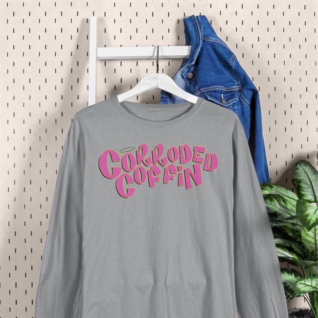 St3v3th3h41r Corroded Coffin Tee Shirts White