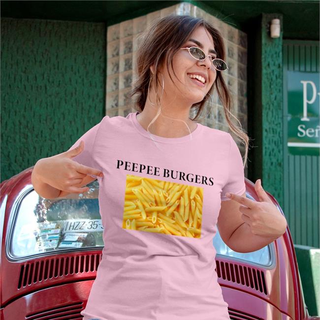 Phoebe Bridgers Merch Peepee Burgers Sweatshirt White