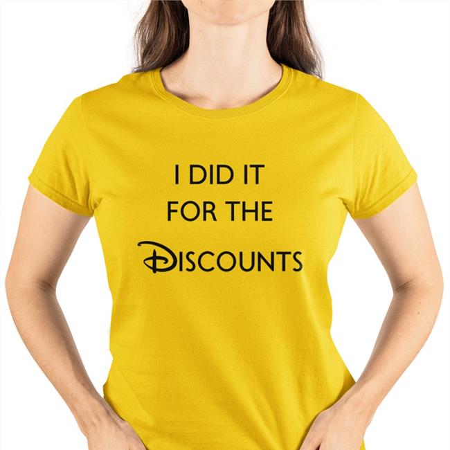 Joey Jones I Did It For The Discounts Shirt Grey