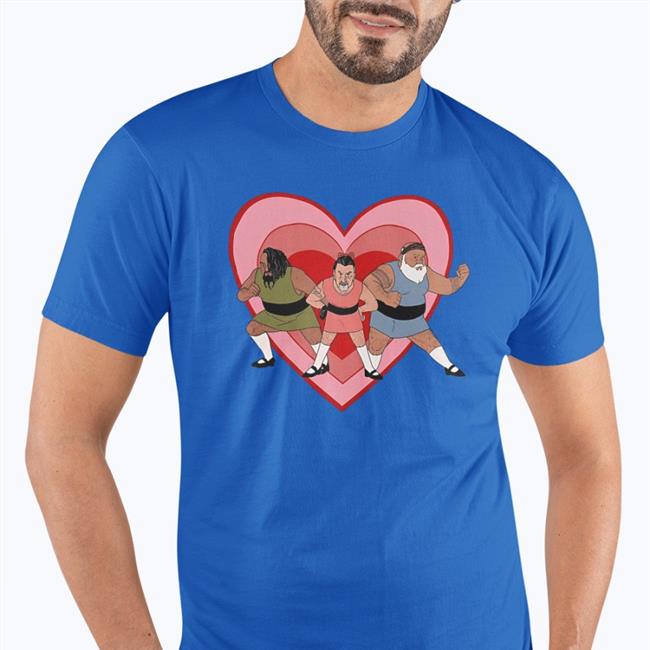 David Wearing Powerpuff Blackbeard's Crew Shirt Vingruza