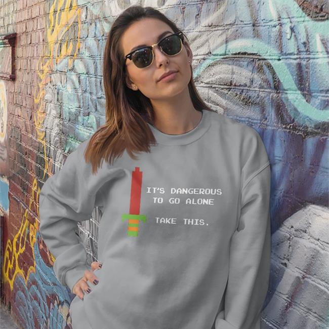 Legend of Zelda Crackhead It's Dangerous To Go Alone Take This T Shirt