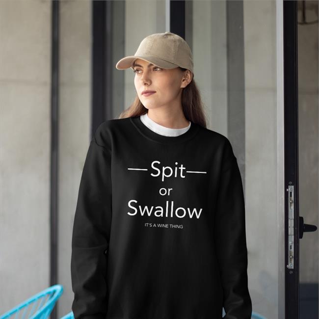 Good Shirts Spit Or Swallow It's A Wine Thing T Shirt Royal