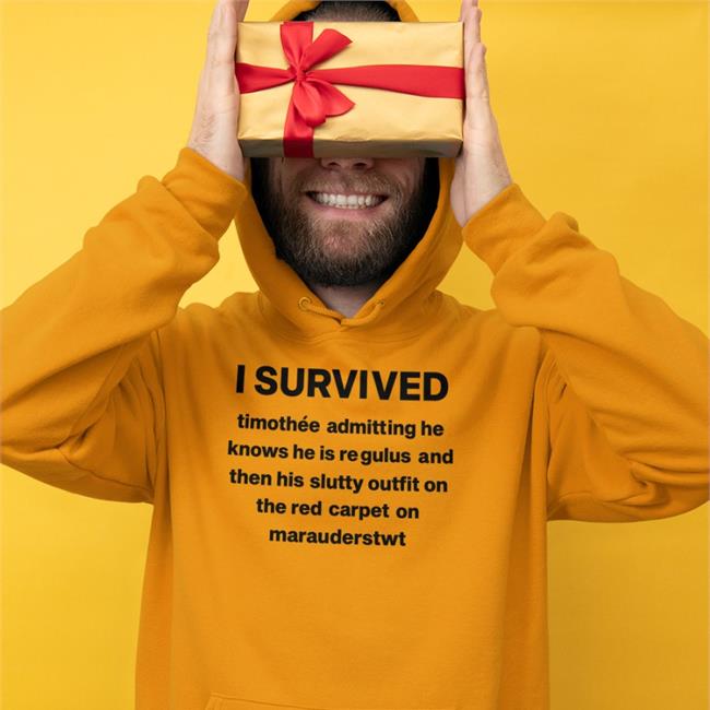 Earthinglly I Survived Timothee Admitting He Knows He Is Regulus And Then His Slutty Outfit On The Red Carpet On Marauderstwt Funny Shirt White