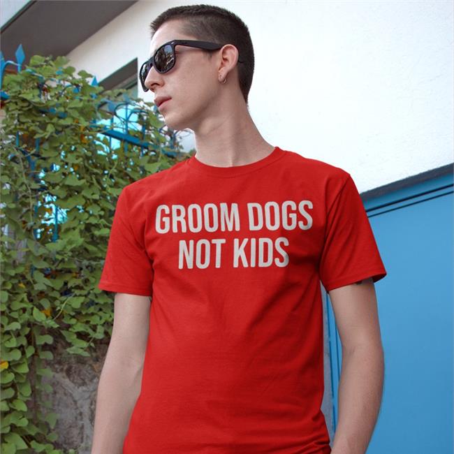 Grooms Dogs Not Kids Shirt Benny Johnson MarioPresentsOfficial