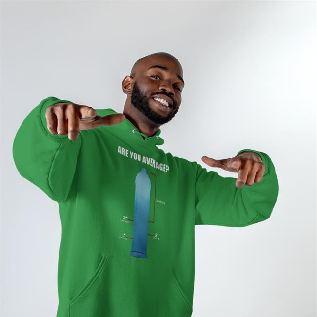 Luccainternational Are You Average 3 Inches Is Enough Hoodie