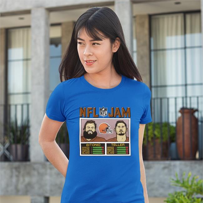 Nfl Jam Browns Bitonio And Teller Shirts Hayden Grove