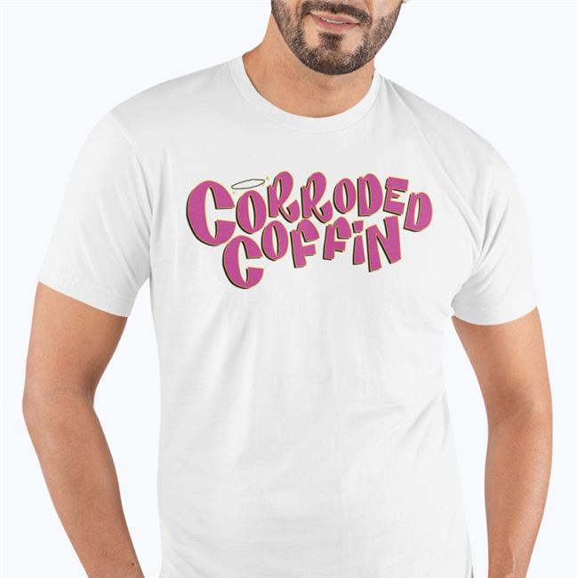 St3v3th3h41r Corroded Coffin Tee