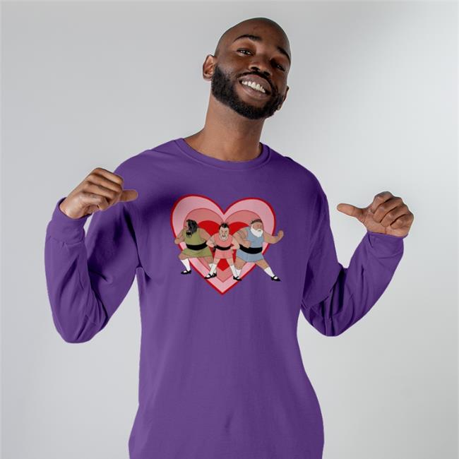 David Wearing Vingruza Powerpuff Blackbeard's Crew Shirt
