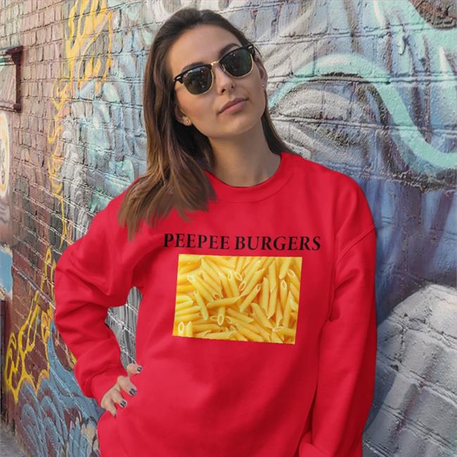 Phoebe Bridgers Merch Peepee Burgers Tee Shirt White