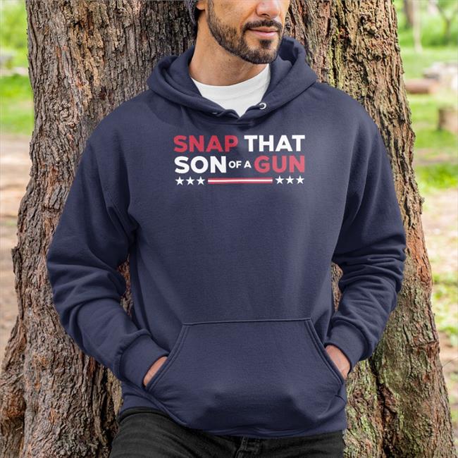 Snap That Son Of A Gun Tee Navy