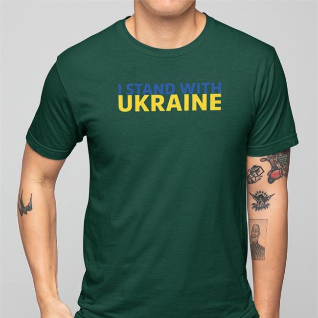 Republicans For Joe Biden Store I Stand With Ukraine Hooded Sweatshirt Republicans Against Trumpism