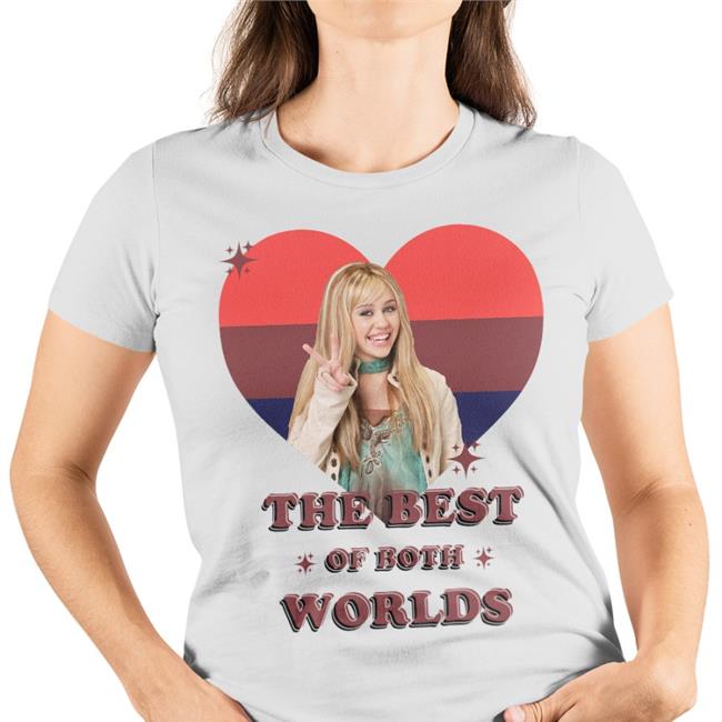 Hannah Montana The Best Of Both Worlds Long Sleeve Tee Shirt