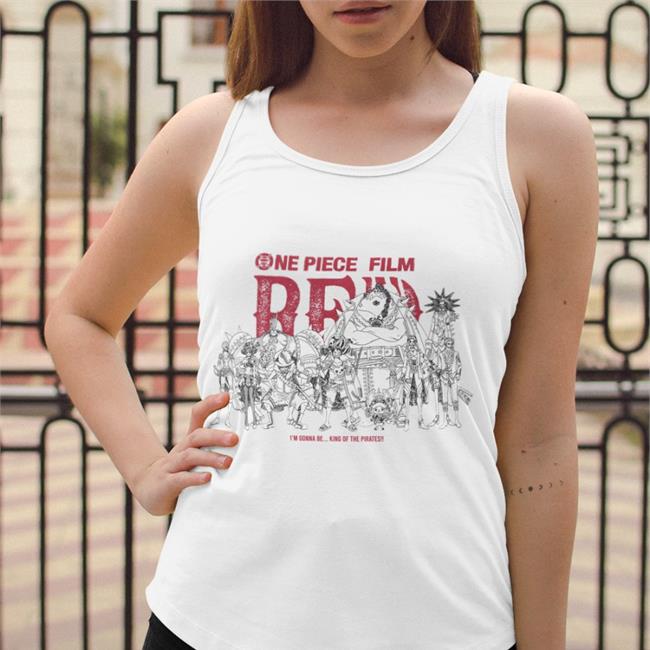Uniqlo Shop Merch One Piece Film Red T-Shirt Overall StrawhatOverall