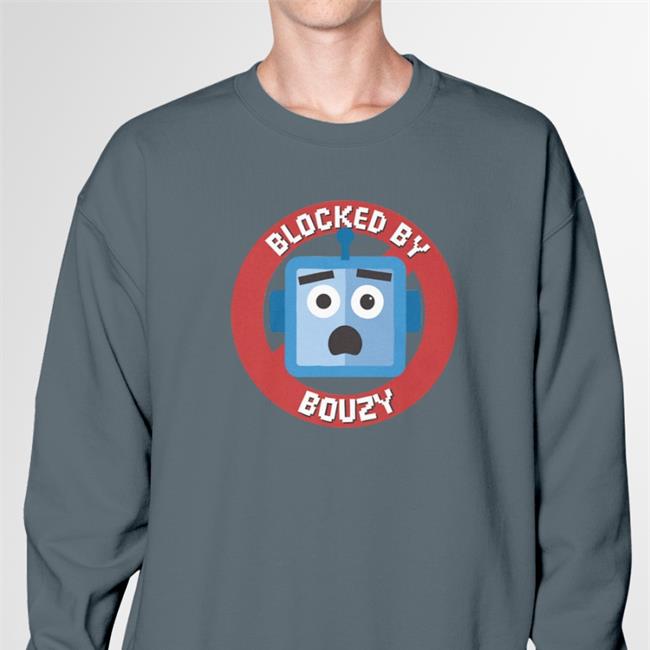 Andy Signore Blocked By Bouzy Sweatshirt No System Merch