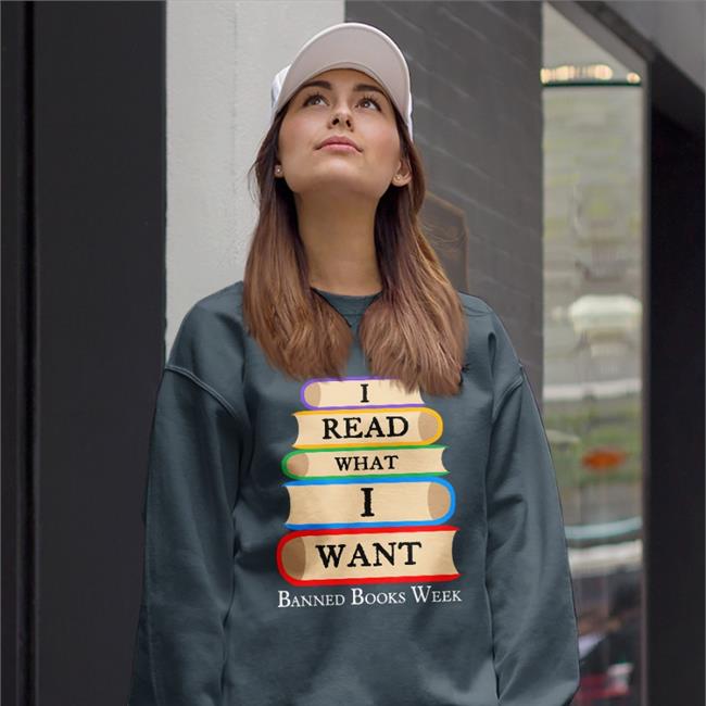 I Read What I Want Banned Books Week T Shirt