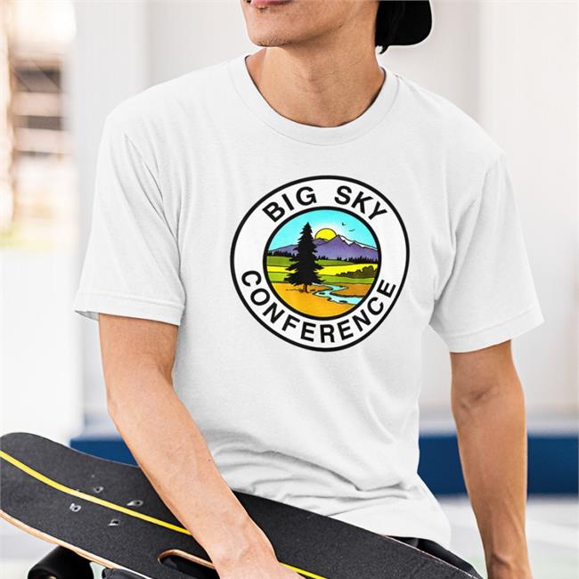 Homefield Store White Big Sky Conference Shirt