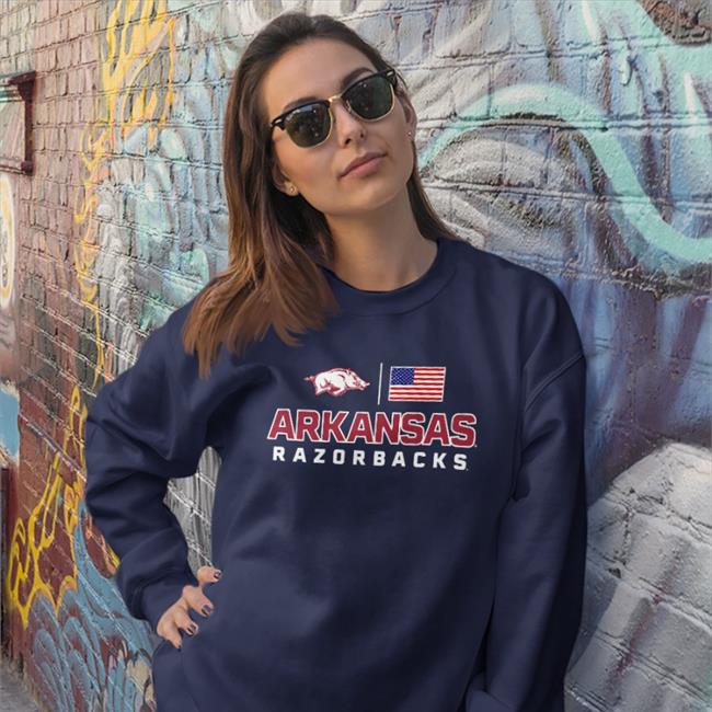 Arkansas Razorbacks Old Glory Hoodie Sweatshirt Arkansasrazorbacks