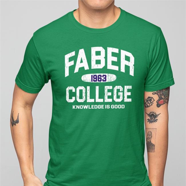 Faber 1963 College Knowledge Is Good Long Sleeve T Shirt