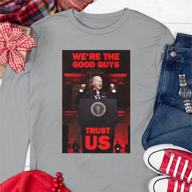 Luke Rudkowski We're The Good Guys Trust Us Sweatshirt Wearechange Merch
