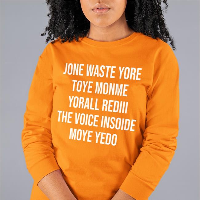 Los Angeles Rams Jone Waste Yore Toye Monme Yorall Red Iii The Voice Inside Moye Yedo Sweatshirt
