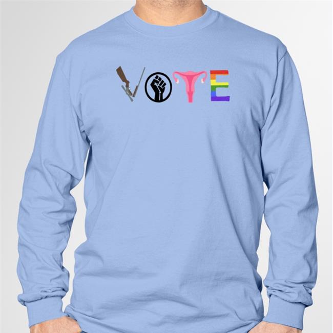 Emily Winston Vote Blue 2022 Light Blue Shirt