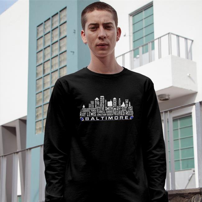 Baltimore Football Team All Time Legends Tee