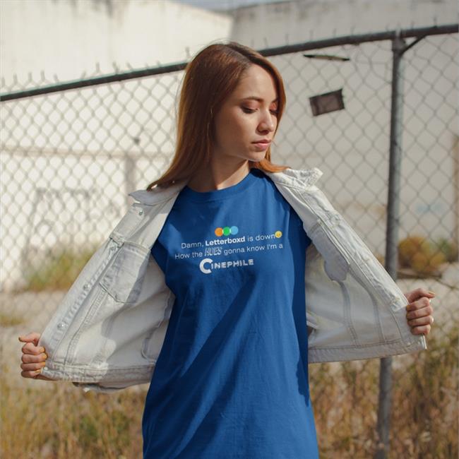 Runquistkarsten Karsten Runquist Damn, Letterboxd Is Down How The Hoes Gonna Know I'm A Cinephile Shirt
