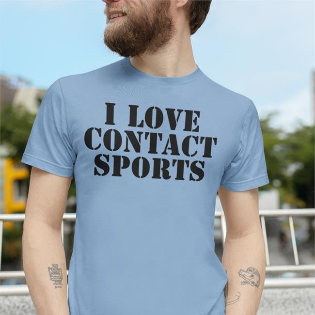 Tozierisms I Love Contact Sports Hooded Sweatshirt