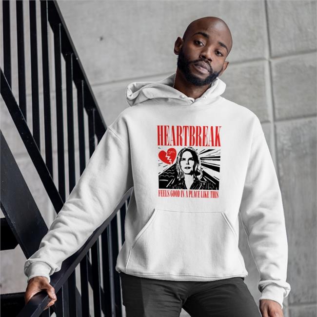 White Younis Heartbreak Feels Good In A Place Like This T Shirt