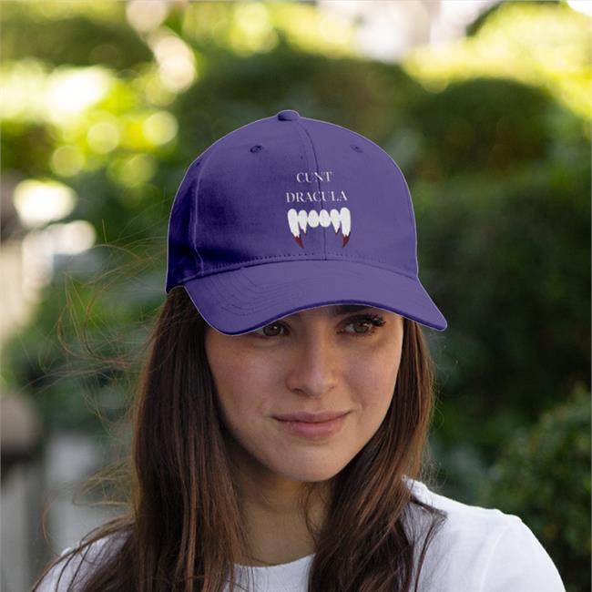 Shirts That Go Hard Cunt Dracula Twill Cap