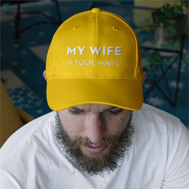 Jacob Fleming My Wife Is Your Waifu Embroidered Hat