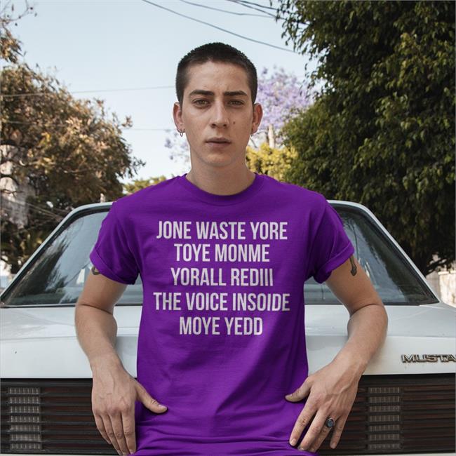 Los Angeles Rams Jone Waste Yore Toye Monme Yorall Rediii The Voice Inside Moye Yedd Hoodied Sweatshirt
