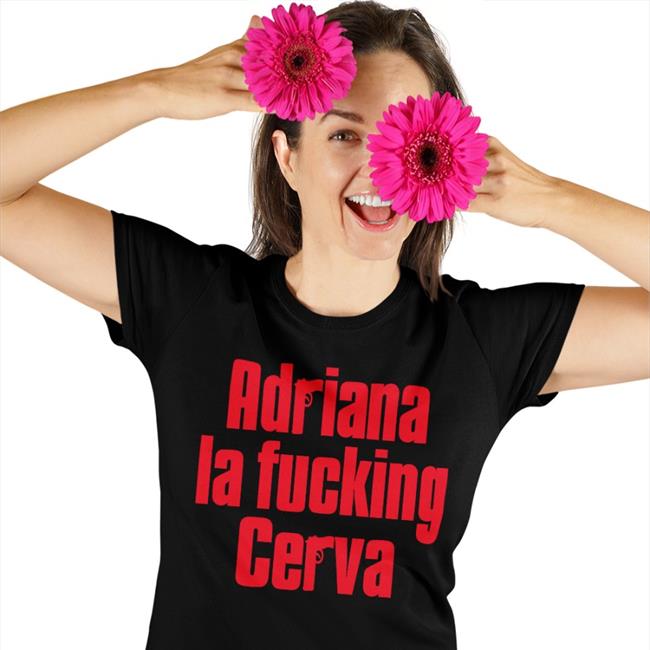 The Sopranos Guy Adriana La Fucking Cerva The Sopranos T-Shirt Black