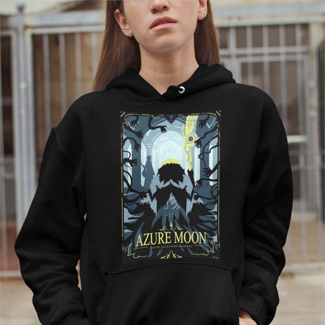 Snip Snip Art Azure Moon Tee Chris Hackney AWA