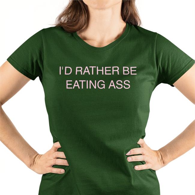 Doja Cat Edna St Louis Merch I'd Rather Be Eating Ass Shirt