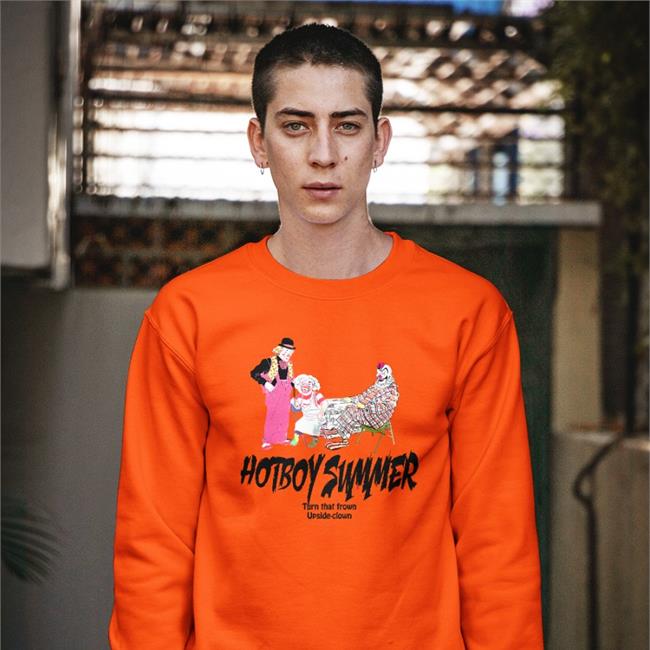 White Good Shirts Store Hot Noy Summer Turn That Frown Upside Clown Shirt