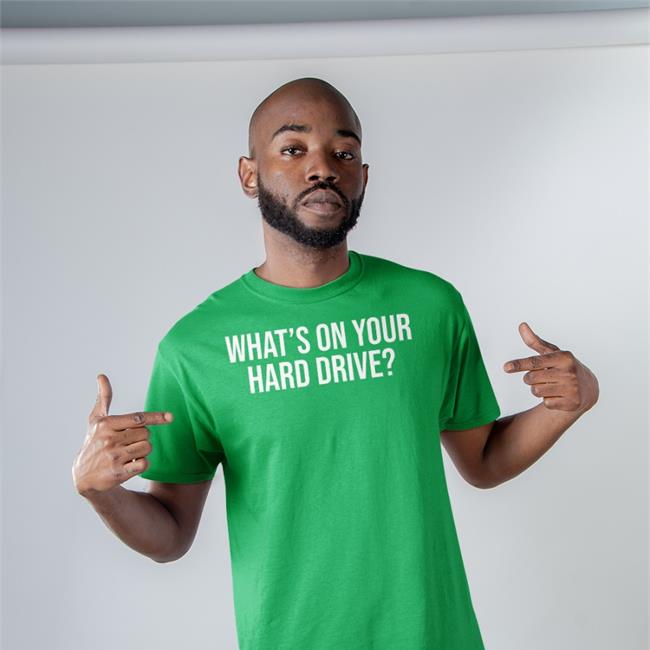 Gaysagainstgroomers Store What's On Your Hard Drive T Shirt