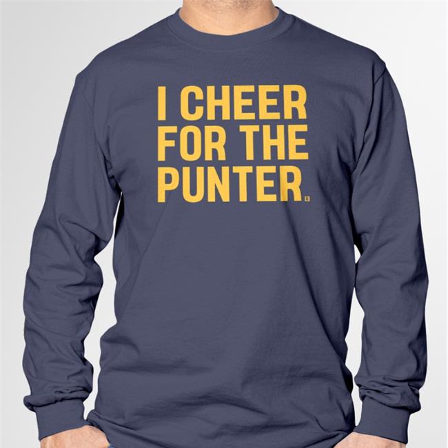Black I Cheer For The Punter Shirt