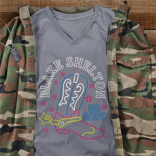 Blake Shelton No Body Long Sleeve Tee