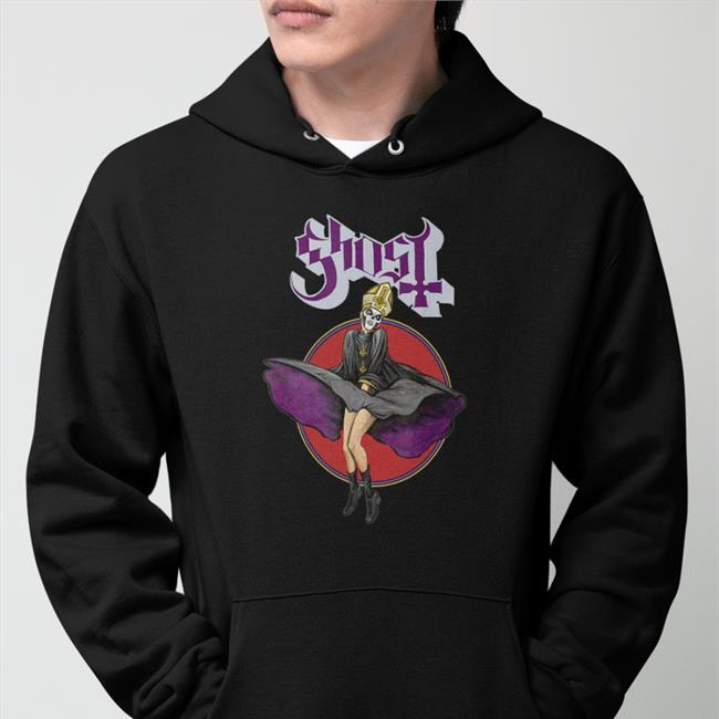 Belial Pvnkghoul Ghost Camiseta Papa Marilyn Shirt Black