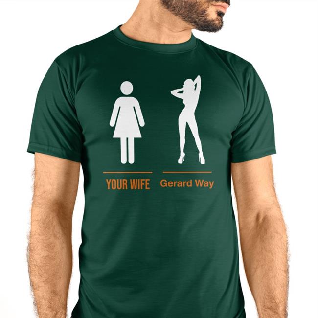 Kara Icypiiots Your Wife Gerard Way Tee Shirt Black