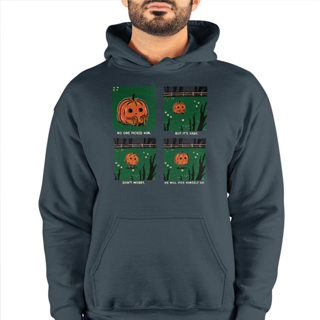 Pumpkin No One Picked Him Funny T Shirt Titsay