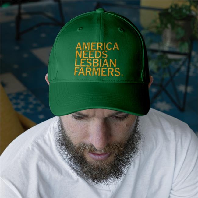 America Needs Lesbian Farmers Twill Cap