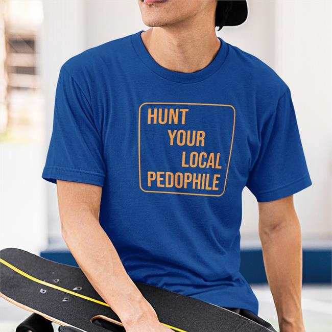 Marcus Torgerson Store Hunt Your Local Pedophile Hoodie Black