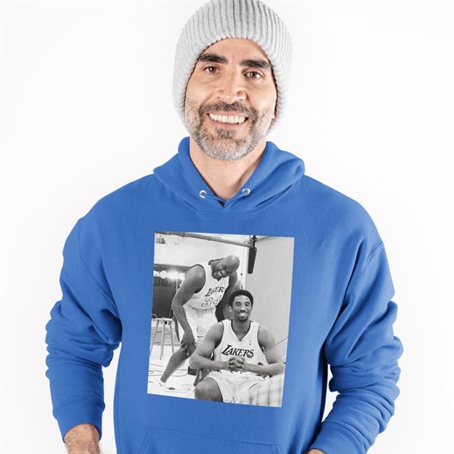 Kobe Highlights & Motivation Kobe And Shaq At Lakers Media Day Shirt Black