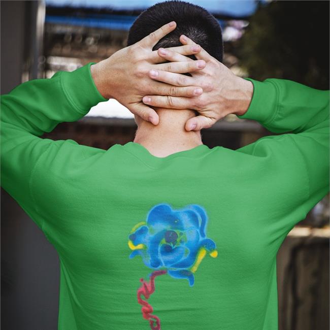 Marni Stencil Flower Sweatshirt White Hearting