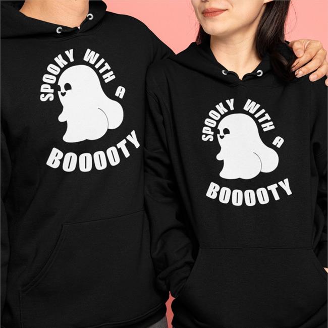 Spooky With A Booooty Shirt MatAuryn