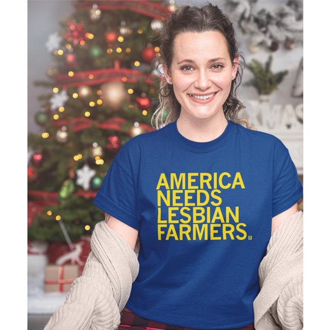 Lesbian Farmers Black T Shirt