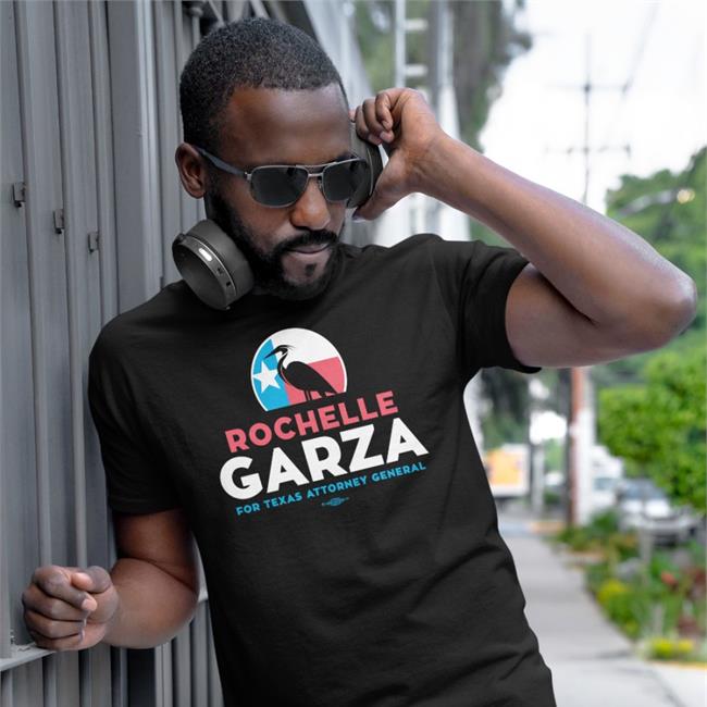 Rochelle Garza For Texas Attorney General Navy Tri-Colored Tee